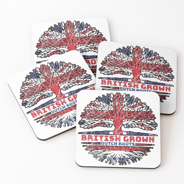 Item preview, Netherlands Dutch Uk United Kingdom British Tree Roots Flag designed and sold by FlagX.