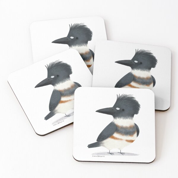 Item preview, Belted Kingfisher designed and sold by julianamotzko.
