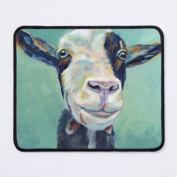 Item preview, Colourful Goat "BESSIE" - Acrylic Painting designed and sold by BethanyAiken.