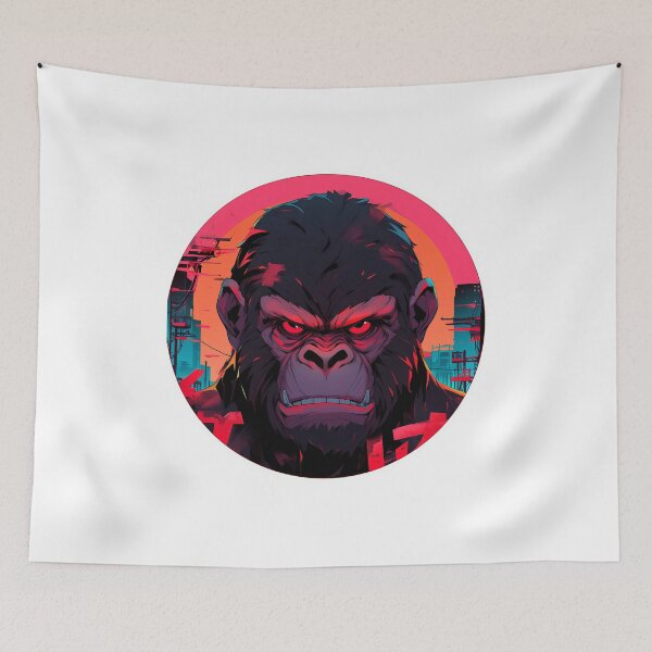 Item preview, Apes graffiti sticker designed and sold by 5minArtStudio.