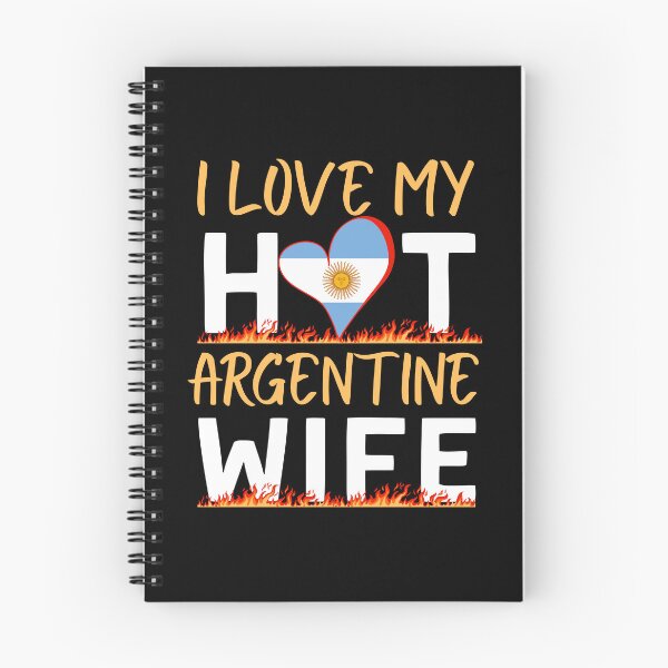 Item preview, Hot Argentine Wife Argentina Flag Love designed and sold by Betsytiptoe.