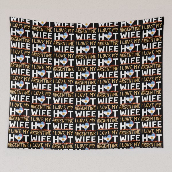 Item preview, Hot Argentine Wife Argentina Flag Love designed and sold by Betsytiptoe.