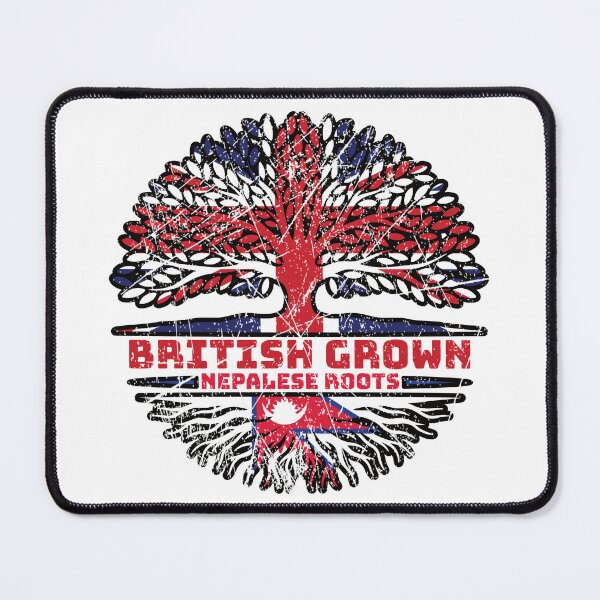Item preview, Nepalese Nepal Uk United Kingdom British Tree Roots Flag designed and sold by FlagX.