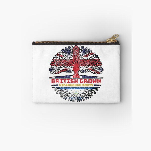 Item preview, Nicaraguan Nicaragua Uk United Kingdom British Tree Roots Flag designed and sold by FlagX.