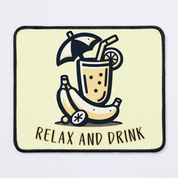 Item preview, Relax and drink - banana drink designed and sold by Funny-Banana.