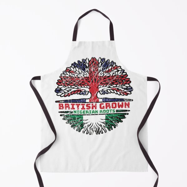 Item preview, Nigeria Nigerian Uk United Kingdom British Tree Roots Flag designed and sold by FlagX.