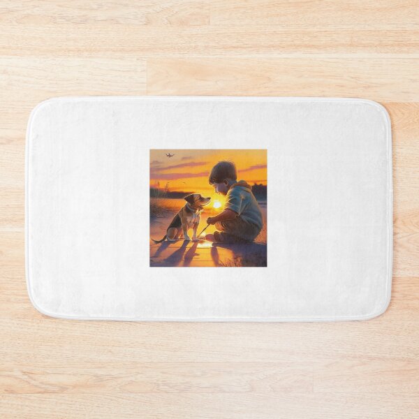 Item preview, Boy and dog designed and sold by ZeusGallery.