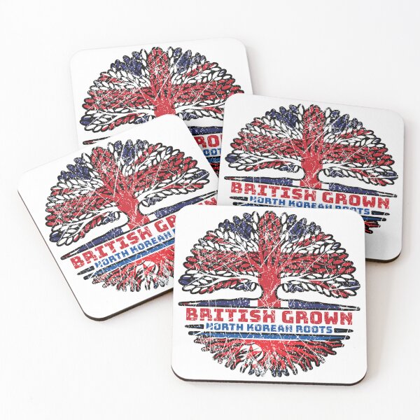Item preview, North Korean North Korea Uk United Kingdom British Tree Roots Flag designed and sold by FlagX.