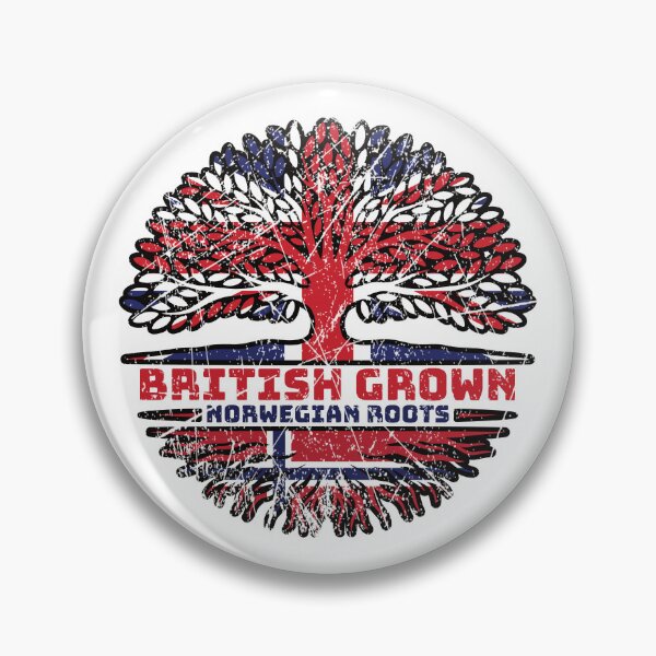 Item preview, Norway Norwegian Uk United Kingdom British Tree Roots Flag designed and sold by FlagX.