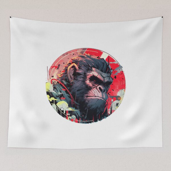 Item preview, Apes graffiti sticker designed and sold by 5minArtStudio.