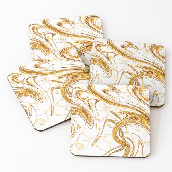 Item preview, Royal Gold Liquid Pattern designed and sold by BirdBrew.