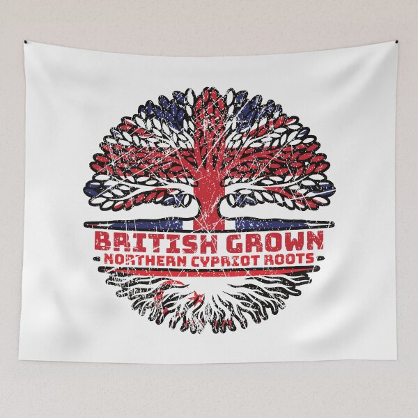 Item preview, Northern Cyprus Northern Cypriot British UK Tree Roots Flag designed and sold by FlagX.