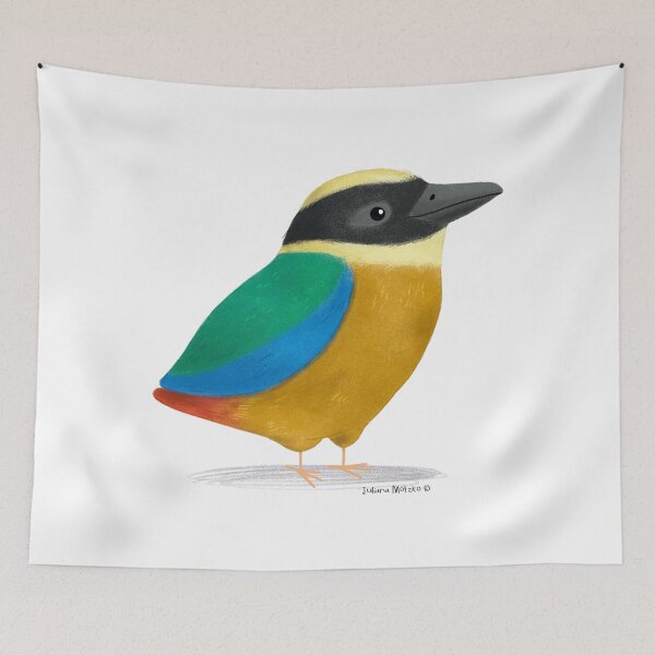 Item preview, Blue Winged Pita designed and sold by julianamotzko.