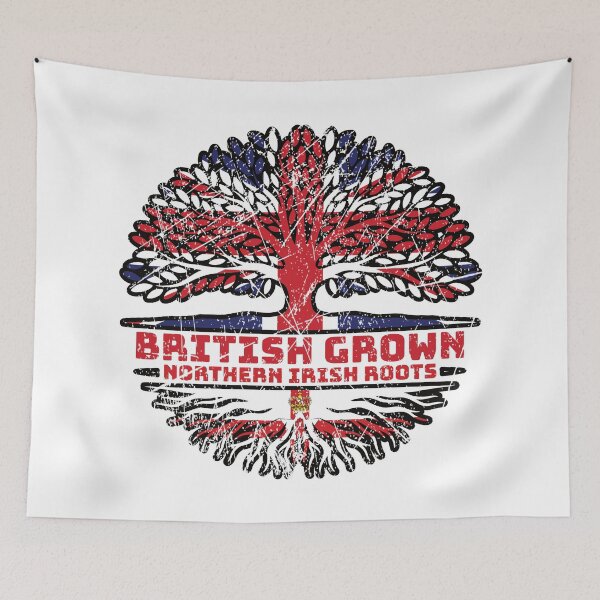 Item preview, Northern Ireland Irish Ulster Uk United Kingdom British Tree Roots Flag designed and sold by FlagX.