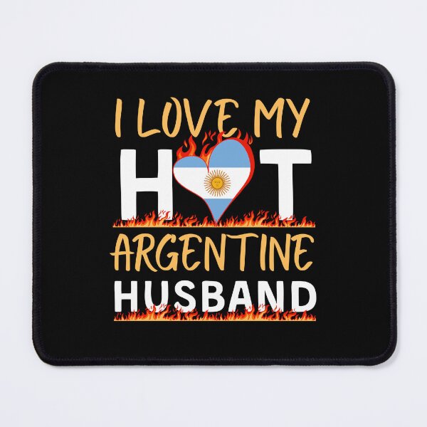Item preview, Hot Argentine Husband Argentina Flag Love designed and sold by Betsytiptoe.