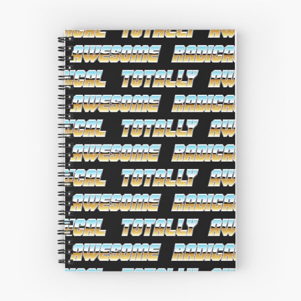 Item preview, Totally Awesome Radical - Chrome Text on Black designed and sold by littlearrow.