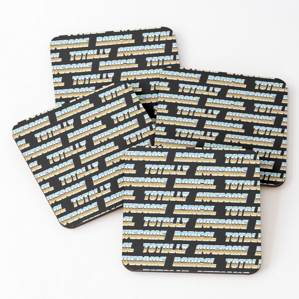 Item preview, Totally Awesome Radical - Chrome Text on Black designed and sold by littlearrow.