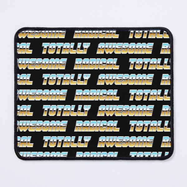 Item preview, Totally Awesome Radical - Chrome Text on Black designed and sold by littlearrow.