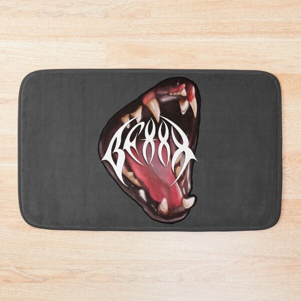 Item preview, Cat Mouth Fangs black cat energy grunge punk goth metal designed and sold by Becs ArtisticVoid.