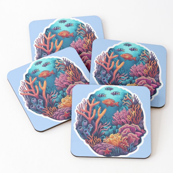 Item preview, Coral Reef designed and sold by Midnight Garden.