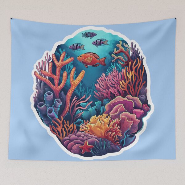 Item preview, Coral Reef designed and sold by Midnight Garden.