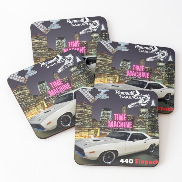 Artikelvorschau, : „Vintage Power: Plymouth Barracuda 440 Sixpack Zeitmaschine“ entworfen und verkauft von Mrpalaad.