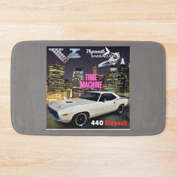 Artikelvorschau, : „Vintage Power: Plymouth Barracuda 440 Sixpack Zeitmaschine“ entworfen und verkauft von Mrpalaad.