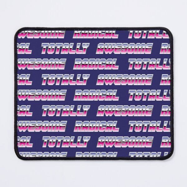 Item preview, Totally Awesome Radical - Chrome Text on Violet designed and sold by littlearrow.