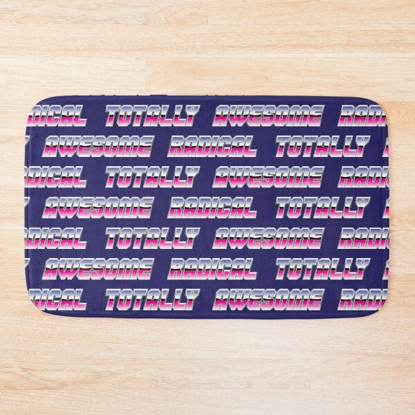 Item preview, Totally Awesome Radical - Chrome Text on Violet designed and sold by littlearrow.