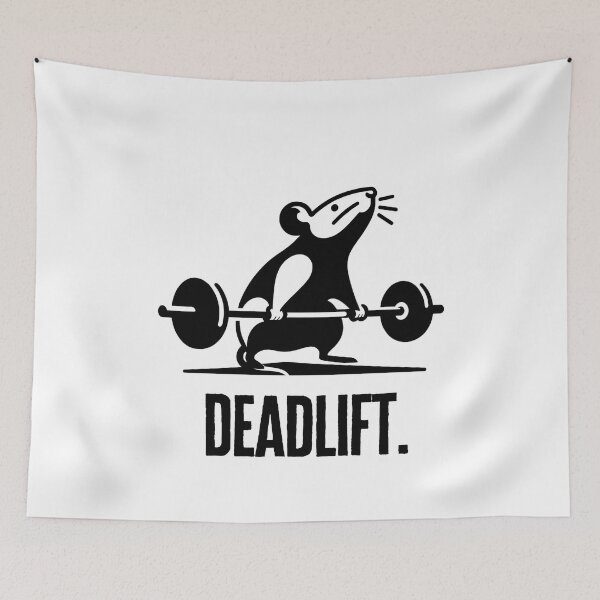 Item preview, Rat Deadlift | Gym Enthusiast designed and sold by Weknes.