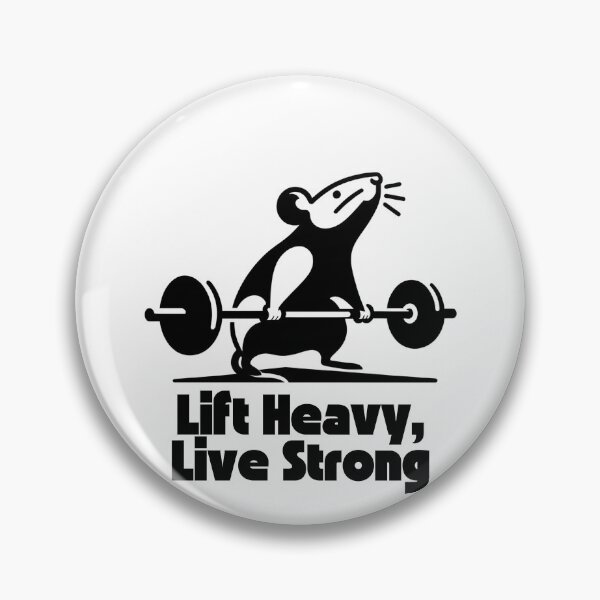 Item preview, Rat Deadlift | Lift Heavy, Live Strong designed and sold by Weknes.