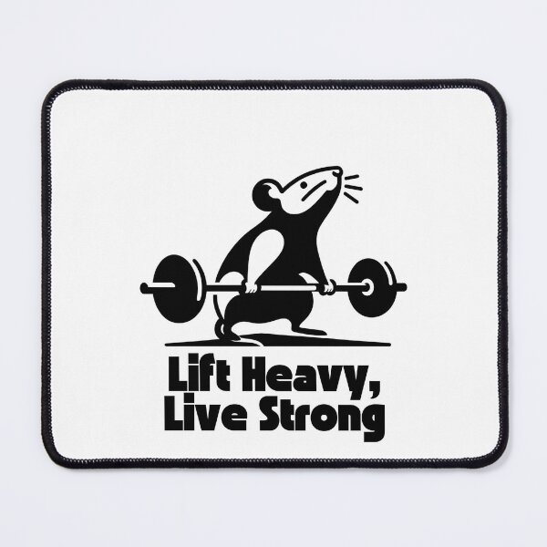 Item preview, Rat Deadlift | Lift Heavy, Live Strong designed and sold by Weknes.