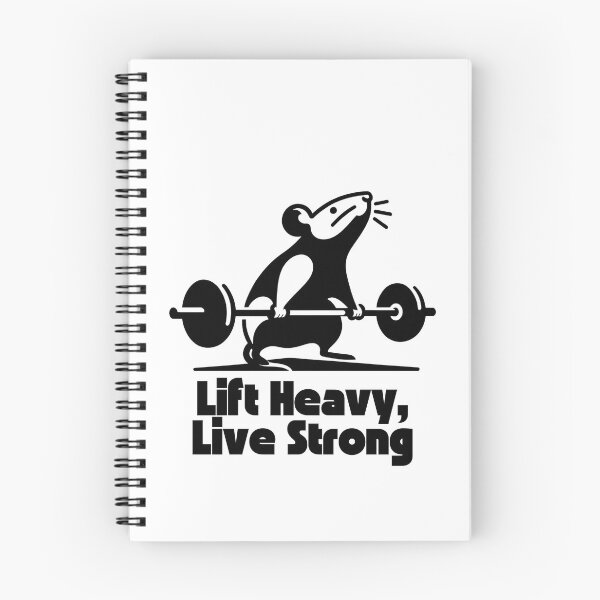 Item preview, Rat Deadlift | Lift Heavy, Live Strong designed and sold by Weknes.