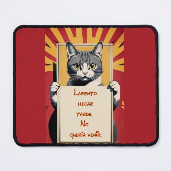 Item preview, Funny cat retro vintage poster designed and sold by La Loca.