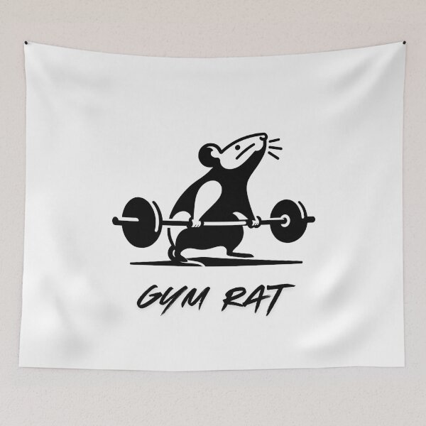 Item preview, Rat Deadlift | Gym Rat designed and sold by Weknes.