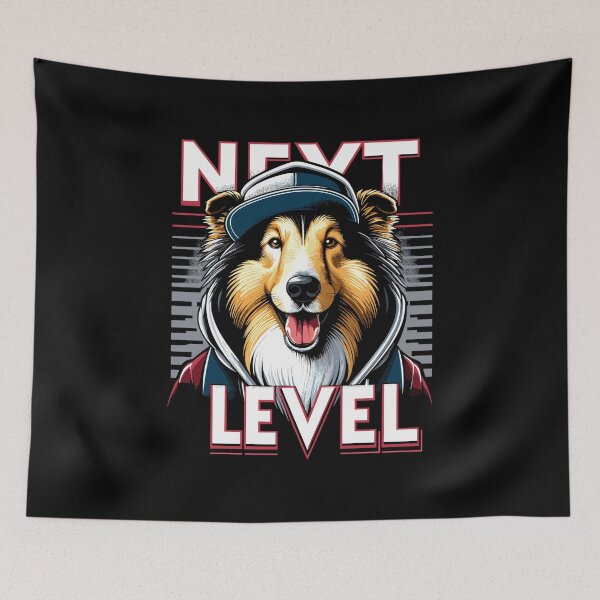 Item preview, Collie Next Level cool hip hop dog gift designed and sold by Pineapple-Tree.