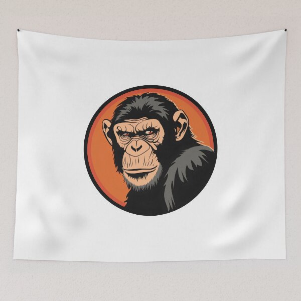 Item preview, Apes graffiti sticker designed and sold by 5minArtStudio.