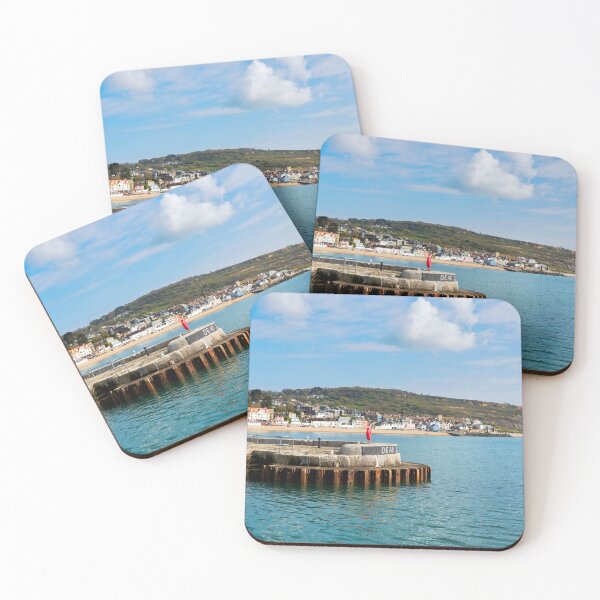 Item preview, A View of Lyme Regis from the Harbour designed and sold by Dorset Girl.
