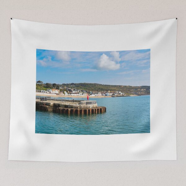 Item preview, A View of Lyme Regis from the Harbour designed and sold by Dorset Girl.