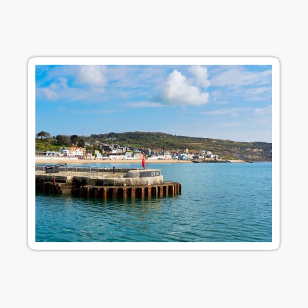 Item preview, A View of Lyme Regis from the Harbour designed and sold by Dorset Girl.