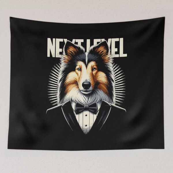 Item preview, Collie tuxedo suit chic dog gift designed and sold by Pineapple-Tree.