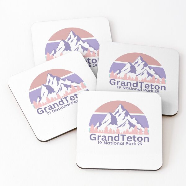 Item preview, Grand Teton National Park Mountain Snow Peak Colorful T-shirt designed and sold by ThinkNature!.