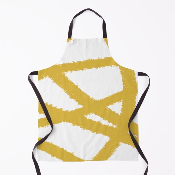 Item preview, Abstract Yellow White Curved lines pattern designed and sold by alczar.
