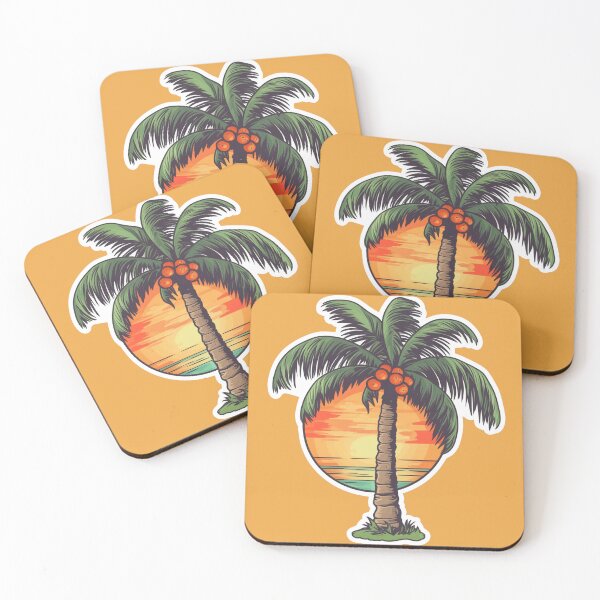 Item preview, Palm Tree Sunset designed and sold by Midnight Garden.