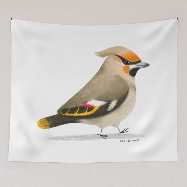 Item preview, Bohemian Waxwing designed and sold by julianamotzko.