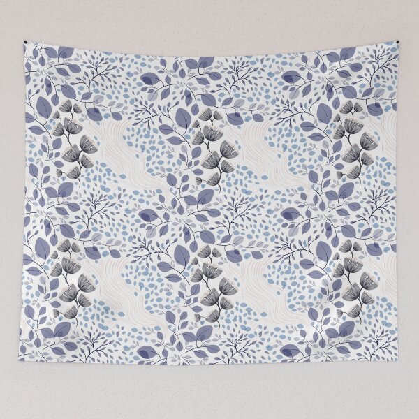 Item preview, Spring! - Floral pattern flat line vector art designed and sold by Andrea Longar.
