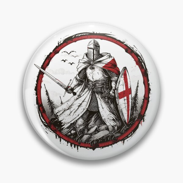 Item preview, Templar Knight with Sword and Shield Medieval designed and sold by Odd World.