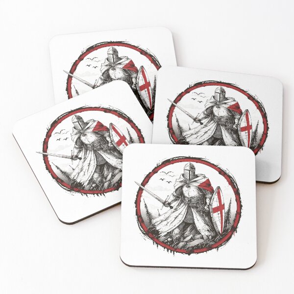 Item preview, Templar Knight with Sword and Shield Medieval designed and sold by Odd World.