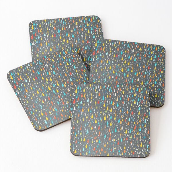 Item preview, Abstract Colorful Raindrop Pattern designed and sold by calibrit.