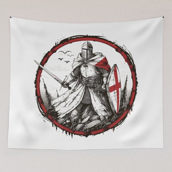 Item preview, Templar Knight with Sword and Shield Medieval designed and sold by Odd World.